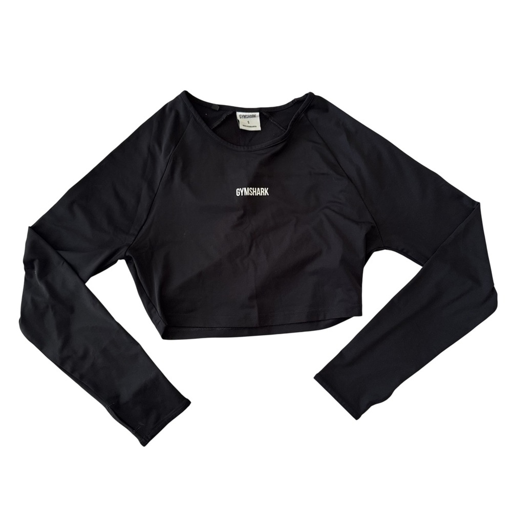 Gymshark Jet Black Long Sleeve Tee